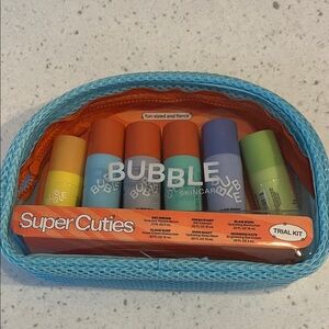 Super Cuties Bubble Skincare Trial Kit - Colorful Set